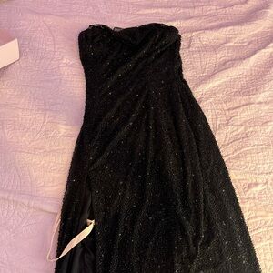 Oh polly black maxi dress Uk size 8 Us 4